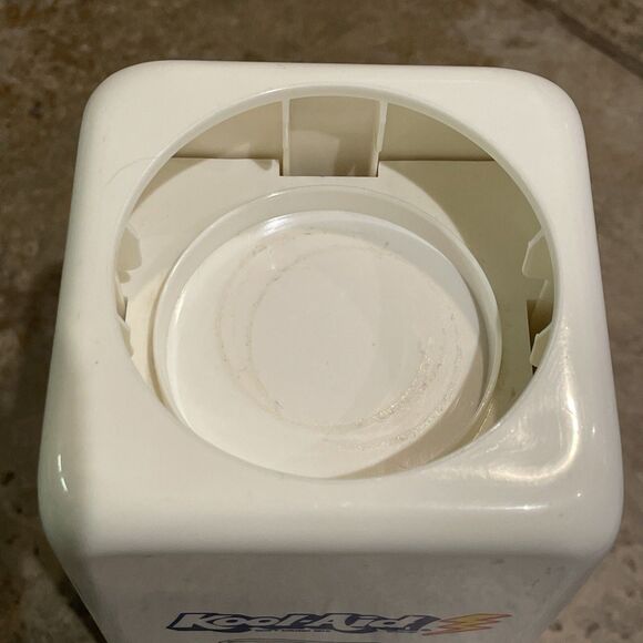 Kool-Aid VTG White Pop Up Dixie Cup Dispenser Mascot Man Skateboarding 7x3.5 - Picture 3 of 10